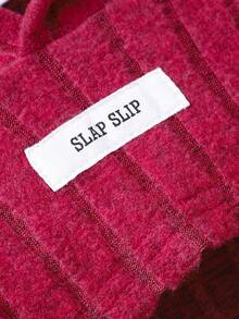 秋冬季女童及青少年休闲优雅短款上衣及连衣裙两件套 - 紅色 - 查看 5