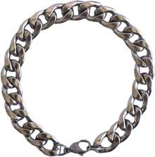 Pulsera Cubana de Acero Inoxidable para Hombre 21 cm x 11 mm |   Esclava Clásica y Resistente, Estilo Elegante y Moderno |   Brazalete de Alta Calidad para Uso Diario, Regalo Perfecto para Hombre - 1 - Ver 8