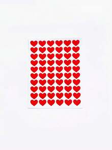 600pcs Romantic Heart Shaped Stickers - 10pcs Red & Pink Love Stickers, Ideal For Jewelry Gift Boxes, Gifts And Decorative Packaging | Multipurpose & Festive Use, Romantic Packaging | Love Themed Stickers | Adhesive Stickers, Valentine's Day Decor - Red - View 8