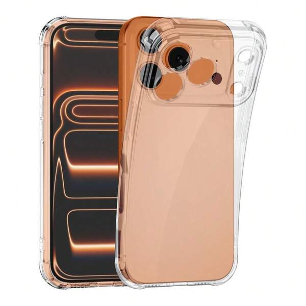 1 Peça Capa de Telefone Transparente Ultra Fina, Anti Deslizante, Anti Arranhões, Toque Suave, à Prova de Choques, Adequada para iPhone 17 Pro Max/17 Pro/17/Série Air