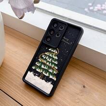 Funda de Teléfono de Árbol de Navidad de Moda para Samsung Galaxy S25 S24 S23 S22 S21 S20 FE Ultra Plus 4G 5G, Cubierta Trasera de TPU Suave a Prueba de Golpes - Colores mixtos - Ver 5