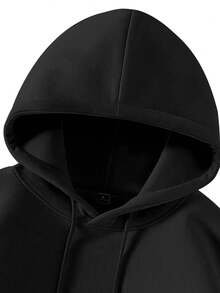 Men's Hoodie Want To See My Six Pack Fashion Pattern Printing Spring And Autumn Clothing - Black - View 4