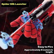 1pc Spider Web Shooter Toy, With Web And Glove, Spider Hero Web Shooter, Soft Bullet Launcher, Birthday Gift - Multicolor - View 4