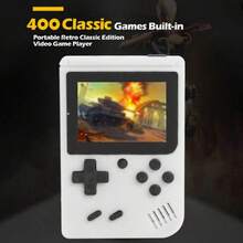 YiYi Macaron Mini 400-In-1 Handheld Game Console, Large Screen Retro Classic Portable Gaming Device With 1020mAh Rechargeable Battery, Plug And Play, Retro Game Console (1 Player/2 Player)