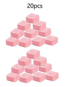 20片/15片/10片/5片/2片装马桶清洁片，自动除臭，去除污渍和水垢，深度清洁浴室，通用型 - 彩色 - 查看 9