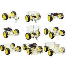 Chasis inteligente para coche - tracción a las cuatro ruedas de doble capa - Amarillo - Ver 1