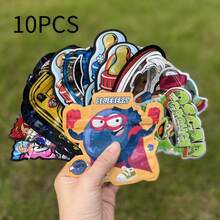 10/50pcs Assorted Candy Bags, Cigarette Bags, Laser Cut Candy Packaging Self-Sealing Bags, Resealable Bags, Ziplock Bags, 3D Bags, Polyester Film Bags, Vanilla Bags, Candy Ziplock Bags, Polyester Film Bags, Odor-Proof Bags, Waterproof Bags, Candy Bottle Shaped Candy Packaging Self-Sealing Bags, Storage Bags, Sealable Bags, Ziplock Bags, Holiday Gift Packaging - Multicolor - View 11