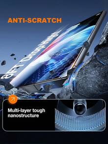 3 حزمة من واقي الشاشة من الزجاج المقسى فائق الوضوح، مقاوم للماء، متوافق مع جميع أغطية الهواتف، مضاد للبصمات، مضاد للسقوط، مضاد للخدش، مضاد للتصادم، التصاق فائق القوة، تغطية كاملة زجاج مقسى فائق النحافة، حساسية عالية وسلس بدون تأخير، سهل الحمل، طبقة هيدروفوبية وزيتية، متوافق مع Galaxy S21FE/S23FE/A54/A15/A31/A34/A35/A55/M53/M54/M55 - شفاف - مشاهدة 4