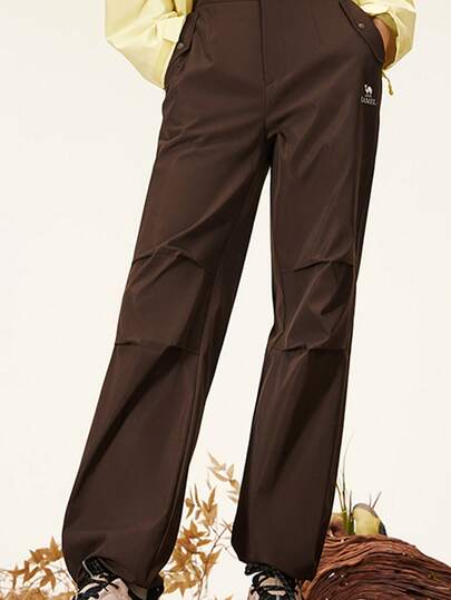 CAMEL CROWN Women's Outdoor Straight Leg Casual Pants, New Autumn/Winter Style, Fleece Lining, Water-Resistant, Sports & Hiking Trousers