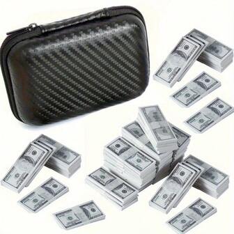 1500张/包 迷你娃娃钱 迷你美元钞票模型 娃娃屋配件 惊喜礼物 微缩场景道具 圣诞派对小礼物