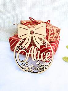 1/3/5pcs, Packs, Personalized Text Decorations, Christmas Gifts, Ornaments, And Pendants; Personalized Christmas Trees/Decorations; Engraved Anniversary Gift Pendants; Engraved Christmas Tree Ornaments; Creative Text Decorative Pendants