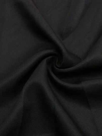 1 块黑色涤纶斜纹布，通用家居 DIY 预切布