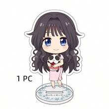 1PC The Fragrant Flower Blooms With Dignity 10CM Acrylic Chibi Keychain Figures Rintaro Kaoruko Waguri Cosplay Model Desk Decor Gift - Multicolor - View 16