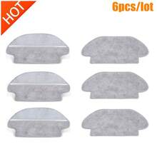 ملحقات مكنسة كهربائية متوافقة مع مكنسة Robot Vacuum P STYJ02YM وConga 3490 ، بما في ذلك فلتر HEPA، فرشاة، ممسحة، خزان مياه