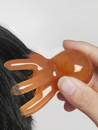 Pettine massaggiante portatile per la testa, pettine massaggiante per il cuoio capelluto, massaggiatore facciale, strumento per alleviare lo stress e rilassarsi