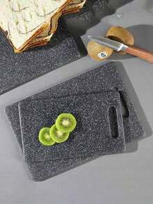 1/3pcs Marble-Patterned Chopping Board Set, Kitchen Food Prep Board, Cooked/Uncooked Separation, Household Fruit Cutting Board, Children's Food Prep Board - Multicolor - View 7