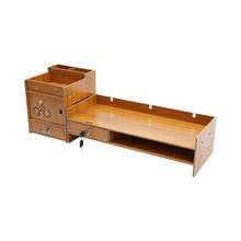 SHIOUCY Supporti per monitor - Colore del legno - Visualizzare 7