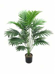 1/20件装大型仿真植物，带花苞和背叶，花束造型，适用于春季、秋季婚礼、家居餐厅、卧室装饰、节日生日派对、户外花园装饰。 - 綠色 - 查看 1