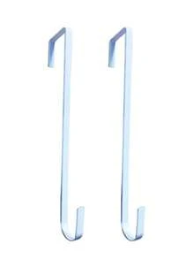 5 pezzi/4 pezzi/2 pezzi/1 pezzo Gancio per corona di Natale, Gancio retrattile in metallo per corona di Natale, Gancio per appendere la corona sulla porta, Gancio telescopico per decorazioni natalizie, Decorazioni natalizie per la casa, Decorazioni per la stanza in inverno