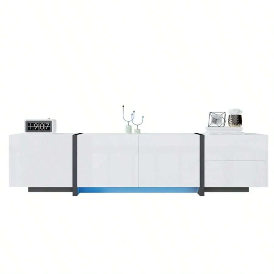 Television Stands & Entertainment Centers - White - View 1