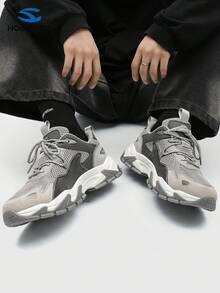 HOBIBEAR (Order One Size Up For Wide Feet) Adult Unisex Sports Shoes, Running Shoes, Outdoor Elevated Shoes With Comfortable Fit, Lightweight, Soft Rubber Sole, Durable Anti-Slip, Soft Leather Upper, Comfortable European And American Walking/Hiking Shoes