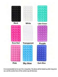 双面硅胶吸盘手机壳支架 手机吸盘支架 Octobuddy 粘性手机支架 粘性手机支架 适用于女性手机 钱包 迷你钱包 卡包 钱包 - 彩色 - 查看 9