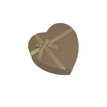 Zestaw prezentowy NICE LIFE, 10 elementów, brązowe pudełka w kształcie serca, eleganckie pudełka z wstążką na prezenty ślubne, rocznicowe i walentynkowe