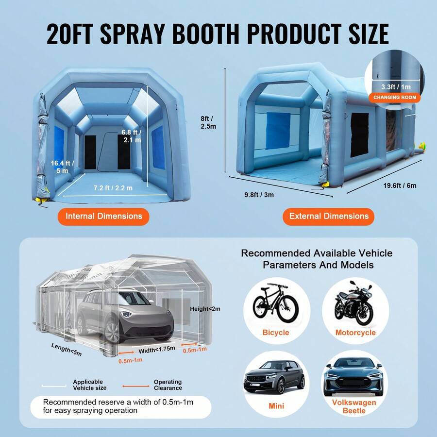 Spray Paint - 5 x 2, 2 x 2, 1 m, 480 + 750 W - Ver 1