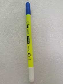 1 pieza/2 piezas/4 piezas Bolígrafo con un extremo de pluma y un extremo de borrador, adecuado para que los estudiantes lo usen con pluma fuente