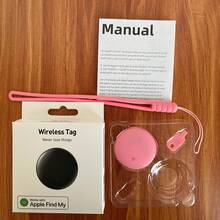 Localizador de dispositivo anti-perda inteligente GPS, rastreamento em tempo real, sem necessidade de instalação, adequado para animais de estimação, bolsas, malas, bicicletas, carros, compatível com o sistema iOS para encontrar meu aplicativo, anti-perda sem preocupações (somente iOS)