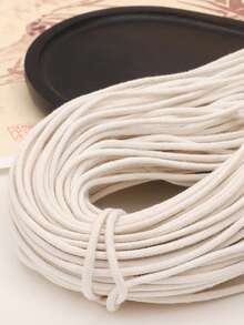 beadia 4/10m 3mm Cream White Craft Rope, Braided Twisted High Strength Cord, Suitable For DIY Textile Crafts, Decorative Braided Rope, Non-Elastic Cord, Gift Wrapping, Braided Rope - Cord - View 5