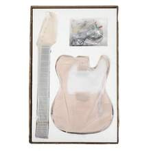 Unfinished DIY TL Electric Guitar Kit Mahogany Body Maple Neck - 如圖 - 查看 4