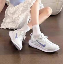 Nike Giày chạy bộ cổ thấp, nhẹ, thoáng khí, có đệm cho nữ - Xám - Xem 7