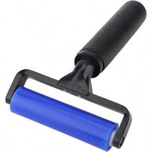 12 Inch Silicone Manual Roller Anti Static Cleaner Tool For Household Reusable Dust Removal Roller With 150?C Melting Point Screen Dust Roller For Insulation Applicator