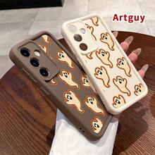 Funda para teléfono  Galaxy S25 Ultra S24 Plus S23 S22, patrón de Feliz Halloween, marco de TPU resistente a los arañazos y a las caídas, cubierta protectora a prueba de golpes, regalo para chicas - Colores mixtos - Ver 11