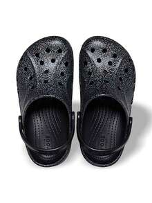 Crocs 女士(GS) 吸汗透气防晒防风保暖多功能纯色Logo易洗速干运动户外跑步日常上学女士(GS)黑色 207014-0C4 - 黑色 - 查看 2