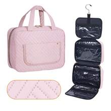 UOZL Toiletry Bag Hanging Travel Toiletry Storage Box, Large Capacity Portable Makeup Box, Multi-Compartment Design With Free Rotating Hook, Spacious Makeup Storage Box Makeup Bag Makeup Bags Makeup Organizer Make Up Organizer Make Up Bag - Multicolor - View 16