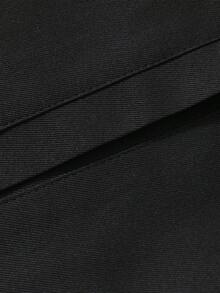 1pc Men's Zip-Up Collar Design Casual Jacket, Washable, Versatile Business Casual Outerwear Suitable For Daily, Work, Travel, Formal Occasions, Spring/Autumn - Black - View 5
