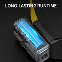 COB Headlamp With Headband, 5 Modes, Type-C Rechargeable, Motion Sensor, Adjustable Lighting Angle, Portable Sensor/Switch Button, Ideal For Camping, Fishing, And Outdoor Adventures Camping Headlamp | Adjustable Headlamp | Durable Headlamp - Màu vàng - Xem 11