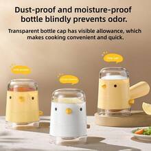 Bird Quantitative Salt Bottle Kitchen Household Seasoning Quantitative Bottle Storage Dustproof And Moisture Proof Controlled Seasoning Jar - Multicolor - View 7