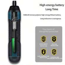 Juego de destornillador eléctrico con 4 ajustes de torque, herramienta compacta multifuncional para desmontaje y montaje de tuercas/tornillos, destornillador eléctrico inalámbrico, apretar tornillos y aflojar tuercas, portátil, destornillador multifuncional, torque ajustable, reparación automotriz - Multicolor - Ver 7