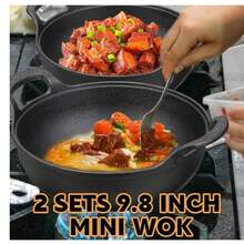 Cast Iron Skillet With Handle, Suitable For Oven, Stove Or Grill, Random Style Assortment, Multiple Sizes Available