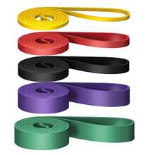 Bands Set 5, Natural Latex Fitness Bands For Workout, Yoga, Weightlifting, Physical Therapy, Mobility And Stret... - B0F93DYR44 - View 7