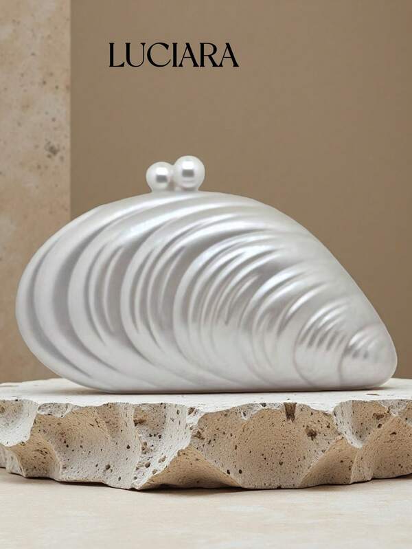 Nuevo bolso de noche acrílico de moda irregular europeo y americano, bolso de noche de unicolor para mujer para boda, fiesta, vestido formal, con cadena para el hombro y bandolera, bolso cuadrado pequeño