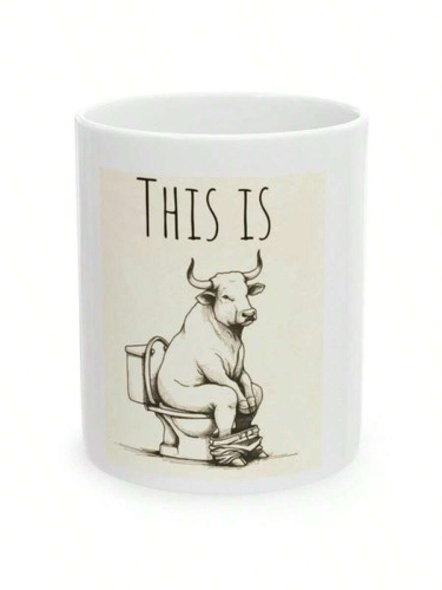 Ceramic Mug, (11oz, 15oz) Christmas Gifts - Black - View 1