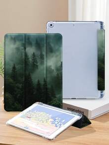 木纹平板电脑保护套，兼容 iPad 9.7/10.2/10.5/10.9/12.9/Pro 11（第十代），兼容三星 Galaxy Tab S6 Lite 10.4 英寸，兼容 Kindle Paperwhite（第十二代，2024 年款），Kindle（第十一代，2022 年款），Kobo Clara Color，轻柔防摔，智能支架/自动唤醒/睡眠功能 - 彩色 - 查看 3