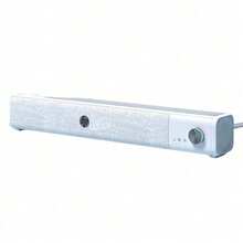 HP WS1 PLUS Speaker: Bluetooth And Wired Dual-Connection Subwoofer, Stereo Surround Sound, Desktop Design Suitable For Gaming And Multimedia Scenarios, Dynamic RGB Lighting, White. - White - View 8