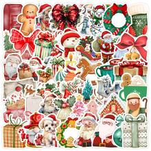 100 Stück Weihnachts-Aufkleber, Fröhliche Weihnachts-Aufkleber, süße Aufkleber, Weihnachtsgeschenk-Aufkleber, wasserfeste Vinyl-Aufkleber für Laptop, Handy, Auto, Skateboard, Wasserflaschen, Scrapbooking, Computer, Journaling