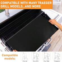 4 Pcs Customizable Drip Tray Liner Compatible With Traeger Pro 575 Pro 22 Pro 780 And Traeger Tailgater Drip Tray Reusable Grill Drip Pan Liner For Traeger Drip Tray Liner For Catching Grease - As Pic - View 3