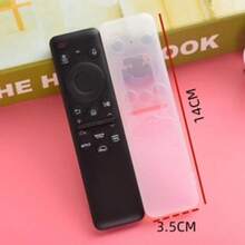 1pc 14*3.5cm Solar TV Remote Control Silicone Protective Cover